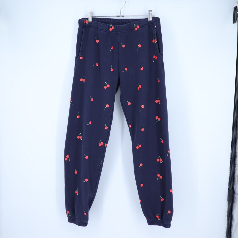 Starfit Mon Cheri Sweatpants Navy Pull On Jogger Loungewear Women's M